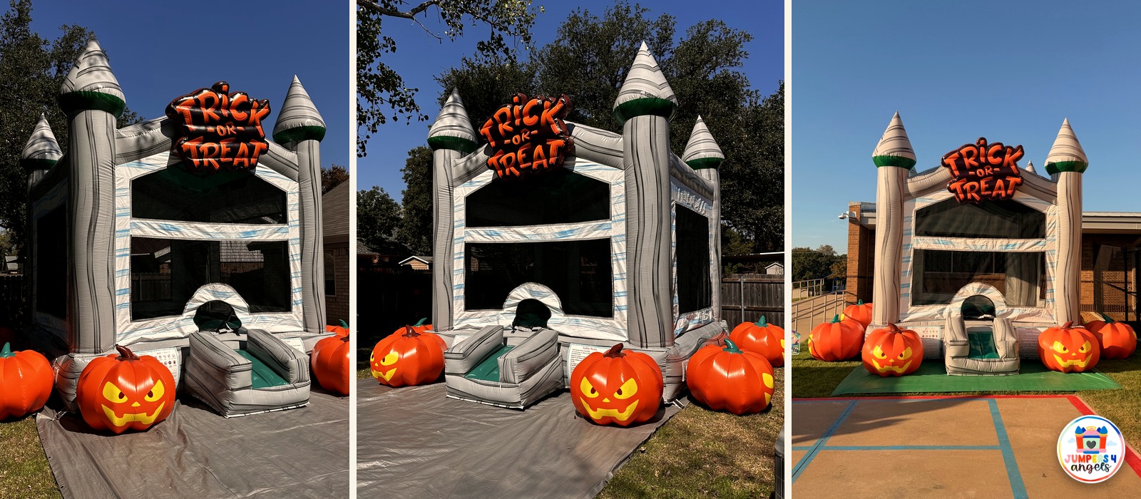 Halloween and fall party bounce houses